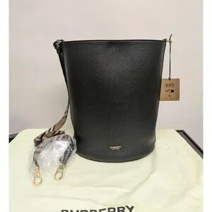 Burberry | Bags | Burberry Medium Grainy Leather Buckethobo